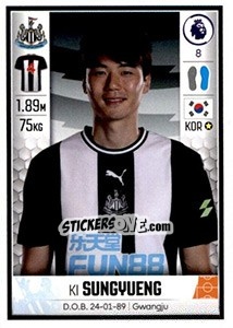 Sticker Ki Sung-Yueng - Premier League Inglese 2019-2020 n. 421 - Panini