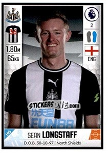 Sticker Sean Longstaff - Premier League Inglese 2019-2020 n. 422 - Panini