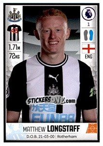 Sticker Matthew Longstaff - Premier League Inglese 2019-2020 n. 423 - Panini
