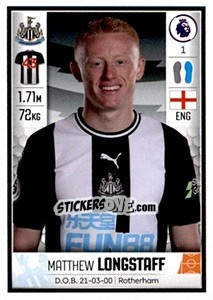 Figurina Matthew Longstaff - Premier League Inglese 2019-2020 - Panini