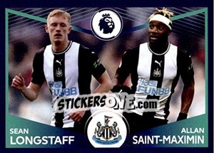 Sticker Sean Longstaff / Allan Saint-Maximin (Power Pair) - Premier League Inglese 2019-2020 n. 433 - Panini