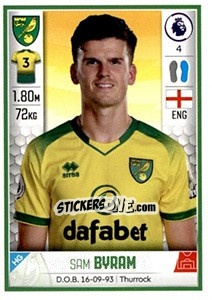 Cromo Sam Bryam - Premier League Inglese 2019-2020 n. 438 - Panini