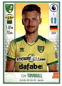 Sticker Tom Trybull - Premier League Inglese 2019-2020 - Panini
