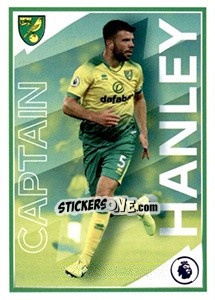 Sticker Grant Hanley (Captain) - Premier League Inglese 2019-2020 n. 459 - Panini