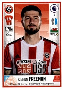 Sticker Kieron Freeman - Premier League Inglese 2019-2020 - Panini
