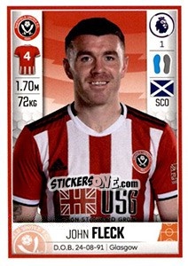 Sticker John Fleck - Premier League Inglese 2019-2020 n. 473 - Panini