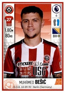 Sticker Muhamed Bešic - Premier League Inglese 2019-2020 n. 479 - Panini