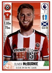 Sticker Oliver McBurnie - Premier League Inglese 2019-2020 n. 480 - Panini