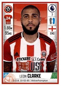 Sticker Leon Clarke - Premier League Inglese 2019-2020 n. 485 - Panini