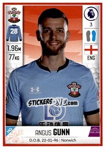 Sticker Angus Gunn - Premier League Inglese 2019-2020 n. 494 - Panini