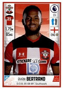 Sticker Ryan Bertrand - Premier League Inglese 2019-2020 n. 499 - Panini