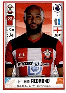 Sticker Nathan Redmond - Premier League Inglese 2019-2020 - Panini
