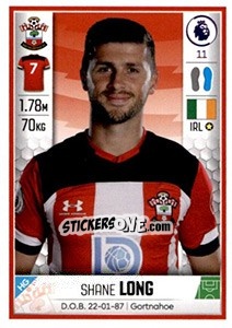 Figurina Shane Long - Premier League Inglese 2019-2020 - Panini