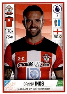 Sticker Danny Ings - Premier League Inglese 2019-2020 n. 511 - Panini