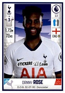Sticker Danny Rose - Premier League Inglese 2019-2020 n. 524 - Panini