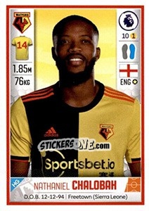 Sticker Nathaniel Chalobah - Premier League Inglese 2019-2020 n. 561 - Panini