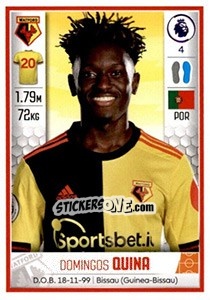 Figurina Domingos Quina - Premier League Inglese 2019-2020 - Panini