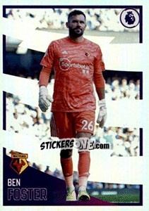 Sticker Ben Foster (Key Player) - Premier League Inglese 2019-2020 n. 576 - Panini
