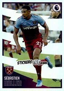 Sticker Sébastien Haller (Key Player) - Premier League Inglese 2019-2020 - Panini