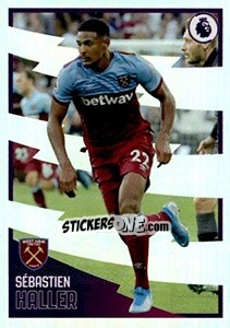 Sticker Sébastien Haller (Key Player) - Premier League Inglese 2019-2020 n. 605 - Panini