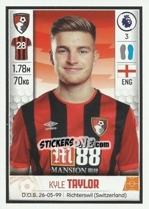 Sticker Kyle Taylor - Premier League Inglese 2019-2020 n. U1 - Panini