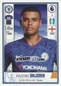 Figurina Faustino Anjorin - Premier League Inglese 2019-2020 - Panini