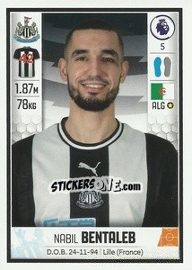 Sticker Nabil Bentaleb - Premier League Inglese 2019-2020 - Panini