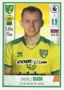Sticker Ondrej Duda - Premier League Inglese 2019-2020 n. U30 - Panini