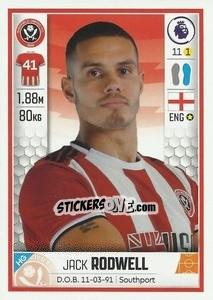 Figurina Jack Rodwell - Premier League Inglese 2019-2020 n. U34 - Panini