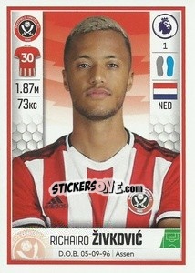Figurina Richard Živkovic - Premier League Inglese 2019-2020 n. U35 - Panini