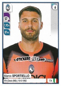 Sticker Marco Sportiello - Calciatori 2019-2020 - Panini