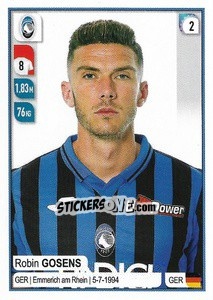 Cromo Robin Gosens - Calciatori 2019-2020 - Panini