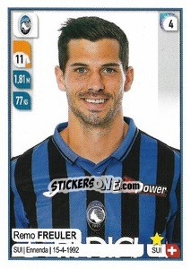 Sticker Remo Freuler - Calciatori 2019-2020 n. 18 - Panini