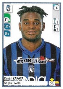 Sticker Duván Zapata - Calciatori 2019-2020 n. 26 - Panini