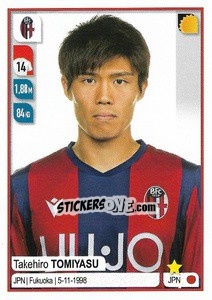Sticker Takehiro Tomiyasu - Calciatori 2019-2020 n. 41 - Panini