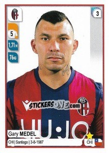 Sticker Gary Medel - Calciatori 2019-2020 n. 44 - Panini