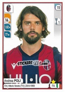 Sticker Andrea Poli - Calciatori 2019-2020 n. 45 - Panini