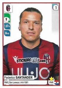 Sticker Federico Santander - Calciatori 2019-2020 n. 56 - Panini