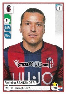 Sticker Federico Santander - Calciatori 2019-2020 - Panini