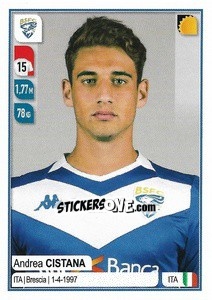 Cromo Andrea Cistana - Calciatori 2019-2020 - Panini