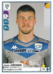 Sticker Jesse Joronen - Calciatori 2019-2020 n. 67 - Panini