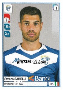 Sticker Stefano Sabelli - Calciatori 2019-2020 n. 72 - Panini