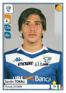 Sticker Sandro Tonali - Calciatori 2019-2020 n. 75 - Panini