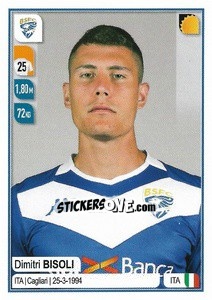 Sticker Dimitri Bisoli - Calciatori 2019-2020 n. 76 - Panini