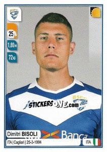 Sticker Dimitri Bisoli - Calciatori 2019-2020 - Panini