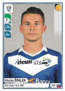 Sticker Nikolas Špalek - Calciatori 2019-2020 n. 80 - Panini