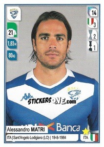 Sticker Alessandro Matri - Calciatori 2019-2020 n. 83 - Panini