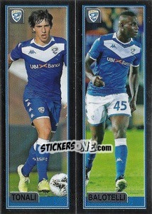 Sticker Tonali / Balotelli - Calciatori 2019-2020 n. 89 - Panini