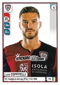 Sticker Luca Ceppitelli - Calciatori 2019-2020 n. 93 - Panini