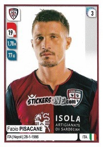 Cromo Fabio Pisacane - Calciatori 2019-2020 - Panini